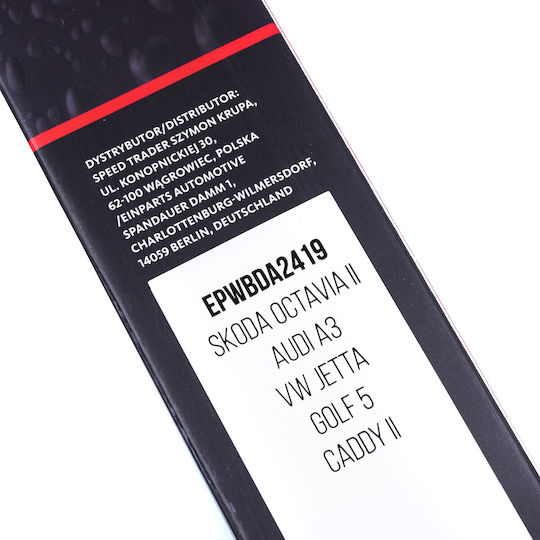 Einparts Front Set Car Wiper Blades 600mm/480mm