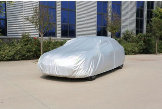 Husă Auto Premium Idealstore Protecție 4 Sezoane Material Extra Durabil Rezistent la Apă Zăpadă Soare Închidere cu Fermuar pe Partea Șoferului Material Interior Căptușit Compatibil SUV Van Dimensiuni 4.10x1.72x1.45m