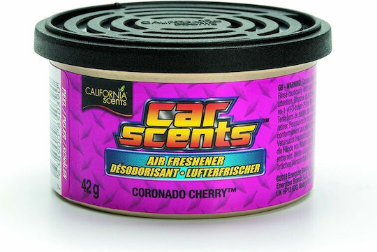 California Scents Air Freshener Can Console/Dashboard Car Scents Coronado Cherry 42gr