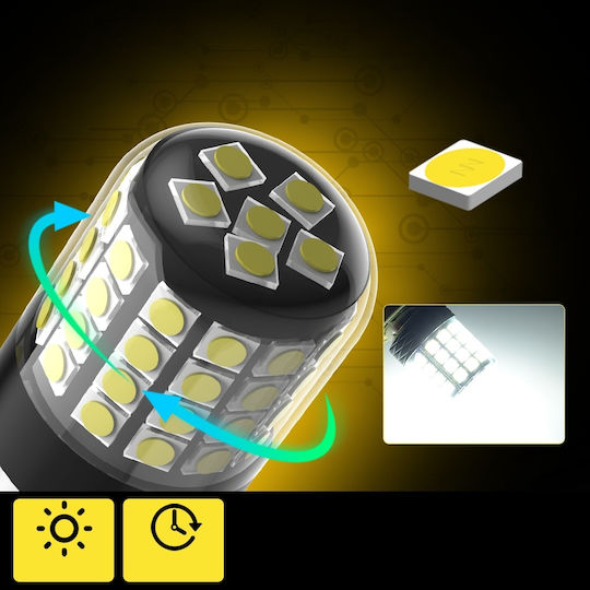 Xstorm Lampen Auto BA20D LED 6000K Kaltes Weiß 12V 35W 1Stück