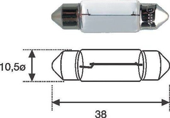 C10w Bulb 12v 10w