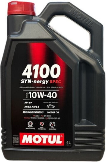 Motul 4100 Sintetic Ulei Auto 10W-40 4lt