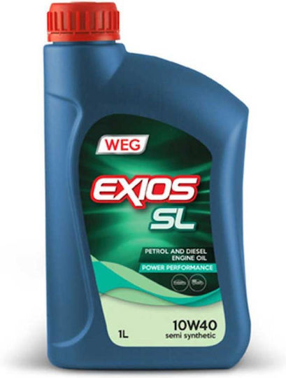 WEG Exios SL Συνθετικό Λάδι Αυτοκινήτου 10W-40 4lt