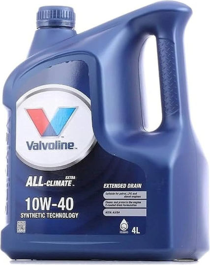 Valvoline All Climate Car Oil 10W-40 4lt