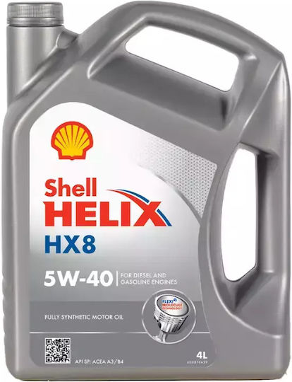 Shell Helix HX8 Synthetic Синтетичен Масло за Автомобили 5W-40 4лт