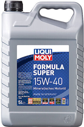 Liqui Moly Formula Super HD Масло за Автомобили 15W-40 5лт