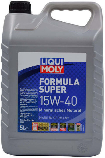 Liqui Moly Formula Super HD Масло за Автомобили 15W-40 5лт