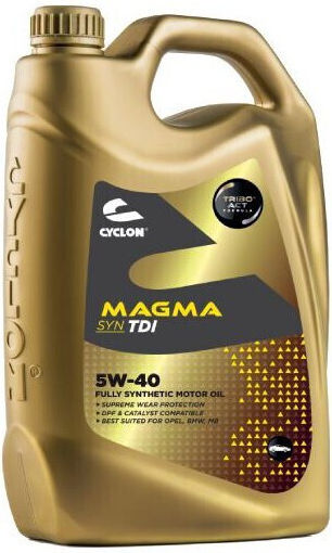 Cyclon Magma SYN TDI Синтетичен Масло за Автомобили 5W-40 5лт