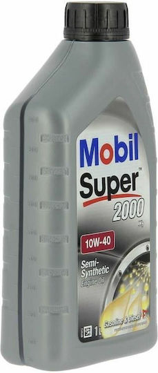 Mobil Super 2000 Semi-Synthetic Car Oil 10W-40 1lt
