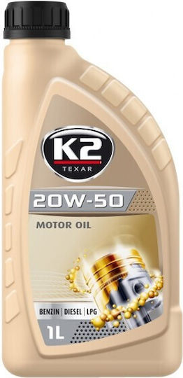 K2 Texar Car Oil 20W-50 1lt