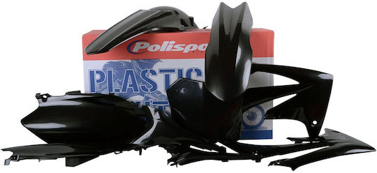 Polisport Motorrad Kunststoff-Set für Honda CRF 250 Schwarz
