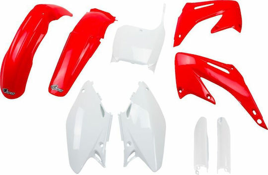 UFO Set de Piese din Plastic pentru Motocicletă pentru Honda CR 250 / CR 125 Roșu 1buc