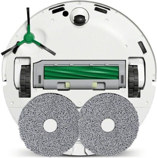 iRobot Roomba Plus 405 Combo + AutoWash Σκούπα Ρομπότ με Χαρτογράφηση Laser Λευκή