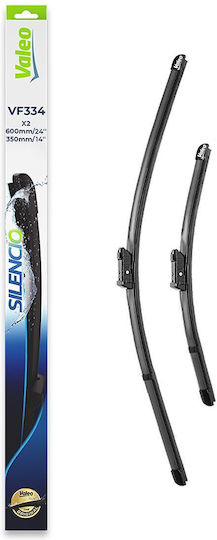 Valeo Silencio X.trm x2 Front Set Car Wiper Blades 600mm Passenger Wiper Length