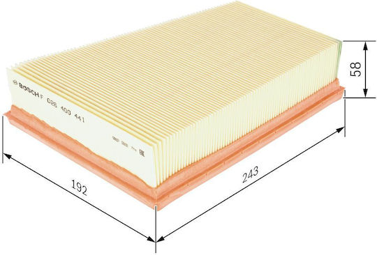 Bosch Car Air Filter for Renault Megane II