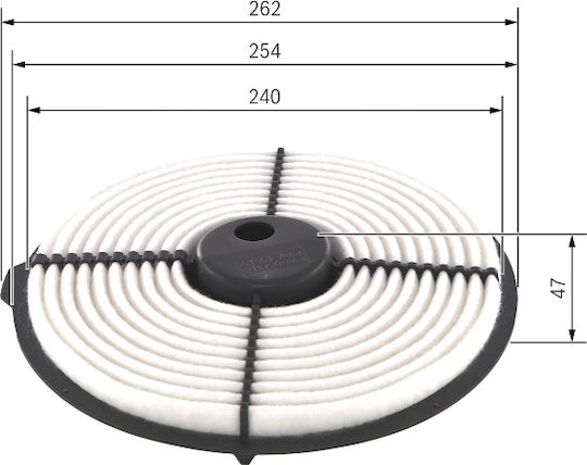 Luftfilter Toyota Cty12157