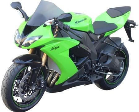 Fabbri Motorcycle Windshield & Windscreen Transparent Visor for Kawasaki Ninja ZX - 10 R K077