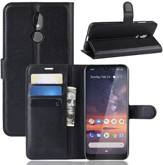 Capability Book Synthetic Leather Black (Nokia 3.2)