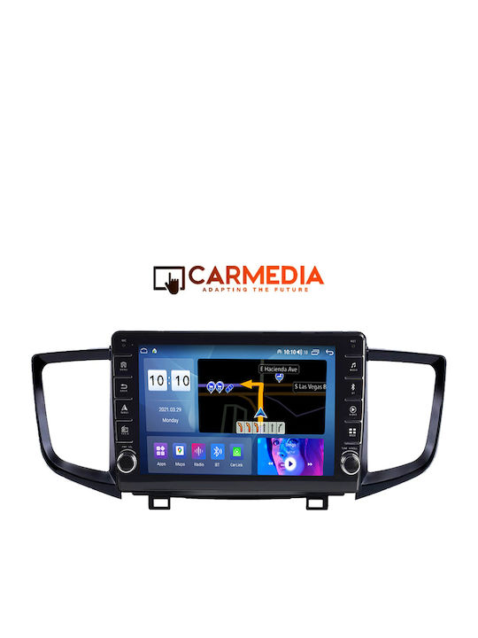 Carmedia Car Audio System for Honda Pilot 2016-2019 (Bluetooth/USB/WiFi/GPS/Apple-Carplay/Android-Auto) with Touch Screen 9"