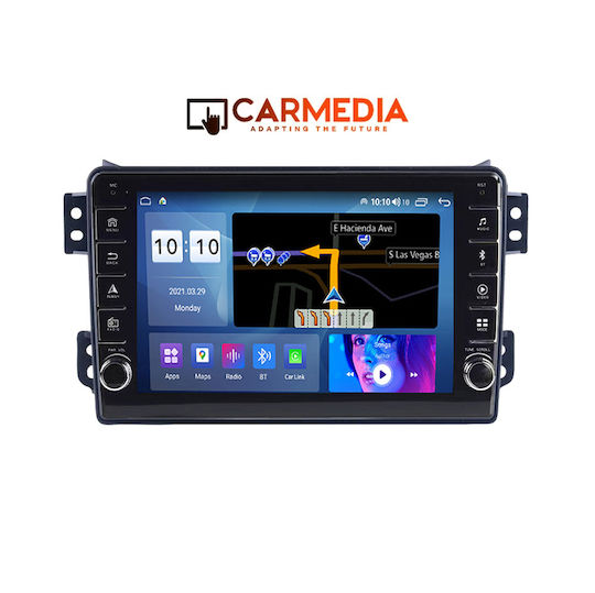 Carmedia Car Audio System for Opel Agila Suzuki Splash 2008 (Bluetooth/USB/WiFi/GPS/Apple-Carplay/Android-Auto) with Touch Screen 9"
