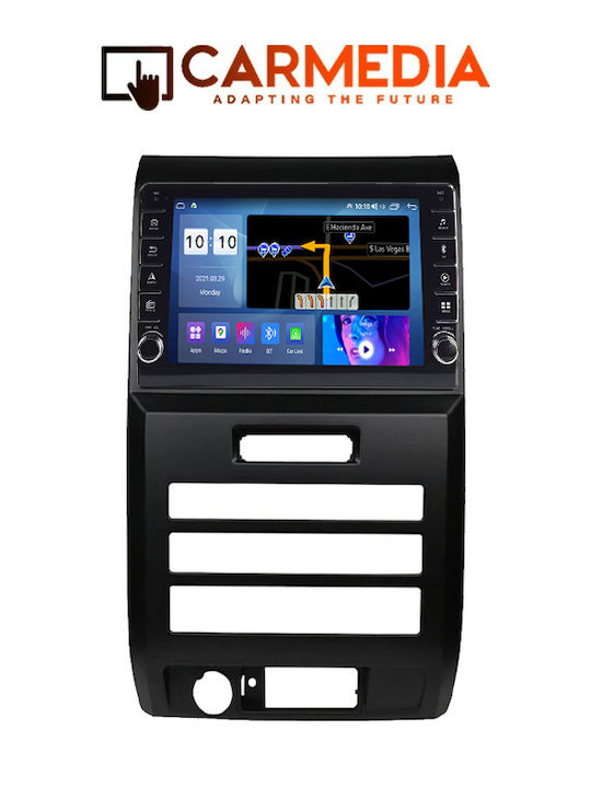 Carmedia Car Audio System for Ford Raptor 2004-2014 (Bluetooth/USB/WiFi/GPS/Apple-Carplay/Android-Auto) with Touch Screen 9"