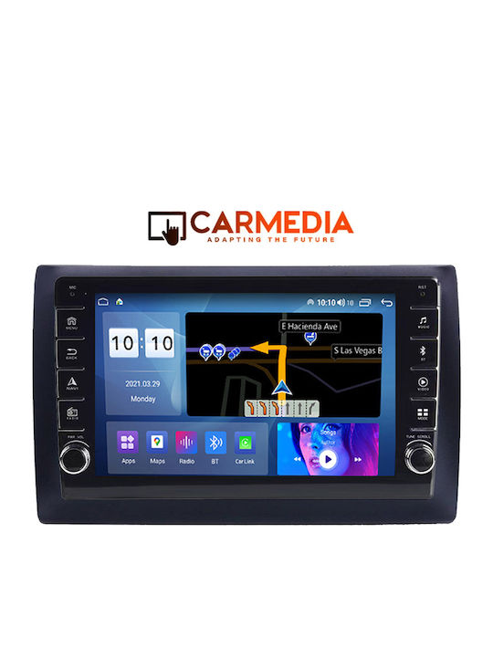 Carmedia Car Audio System for Fiat Stilo 2001-2008 (Bluetooth/USB/WiFi/GPS/Apple-Carplay/Android-Auto) with Touch Screen 9"