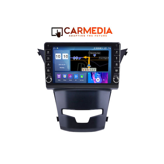 Carmedia Car Audio System for Ssangyong Korando 2014 (Bluetooth/USB/WiFi/GPS/Apple-Carplay/Android-Auto) with Touch Screen 9"