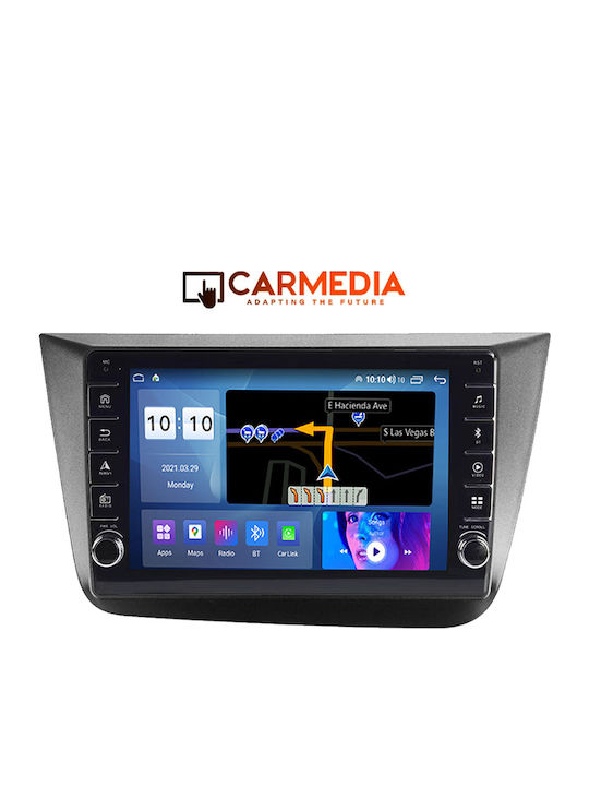 Carmedia Car Audio System for Seat Altea 2004-2015 (Bluetooth/USB/WiFi/GPS/Apple-Carplay/Android-Auto) with Touch Screen 9"