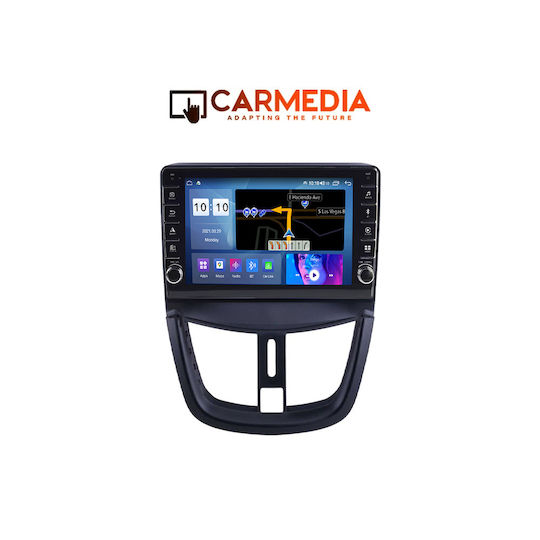 Carmedia Car Audio System for Peugeot 207 2007 (Bluetooth/USB/WiFi/GPS/Apple-Carplay/Android-Auto) with Touch Screen 9"