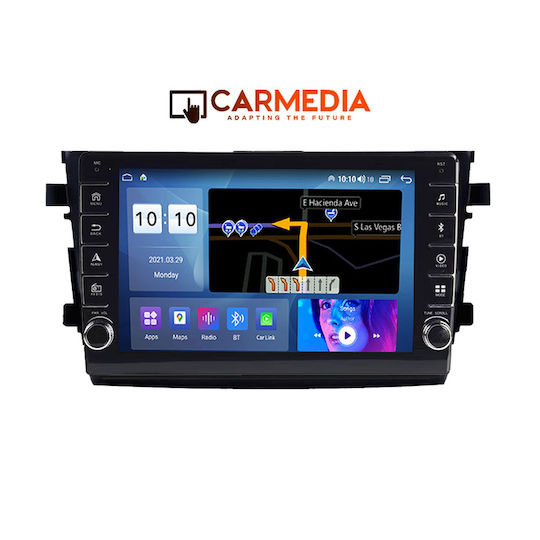 Carmedia Auto-Audiosystem für Suzuki Celerio 2015 (Bluetooth/USB/WiFi/GPS/Apple-Carplay/Android-Auto) mit Touchscreen 9"