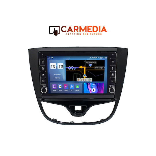 Carmedia Ηχοσύστημα Αυτοκινήτου για Opel Karl 2014-2019 (Bluetooth/USB/WiFi/GPS/Apple-Carplay/Android-Auto) με Οθόνη Αφής 9"