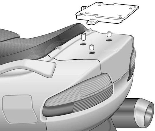 Shad Rack for Suzuki Burgman 650