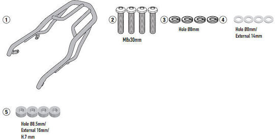 Givi Rack for Honda Rebel