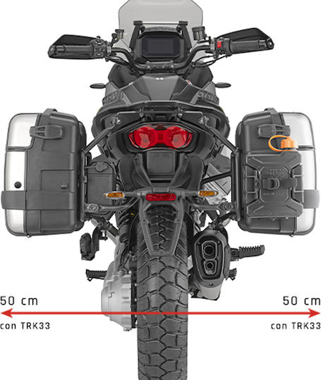 Βάσεις Πλαϊνών Βαλιτσών Givi Plo8208mk Moto Guzzi Stelvio '24
