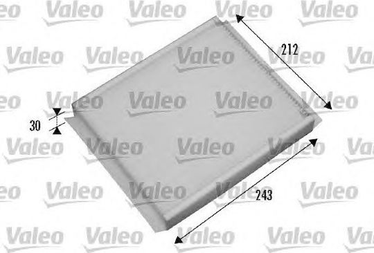 Valeo Φίλτρο Καμπίνας Aktivkohle Opel Meriva