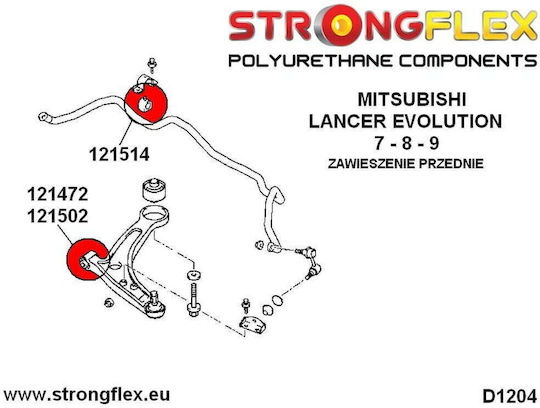 Strongflex Bushes for Mitsubishi Lancer 126144B