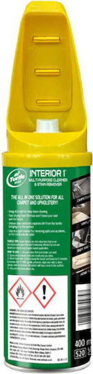 Turtle Wax Interior Lederpflege-Schaumstoff für Autolederoberflächen 400ml