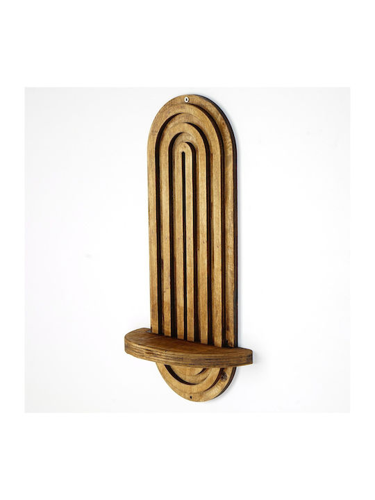 Wandregal Royal Oak Unicutil Walnuss 20x9x40cm
