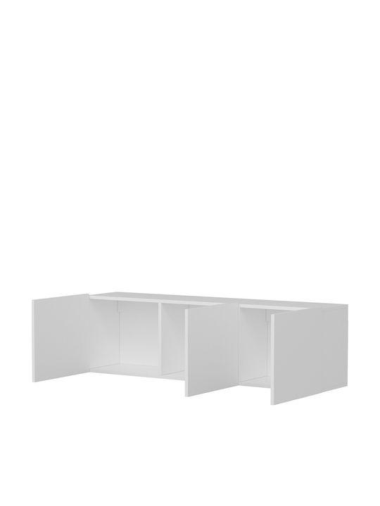 TV Stand White M150xD31xH44cm
