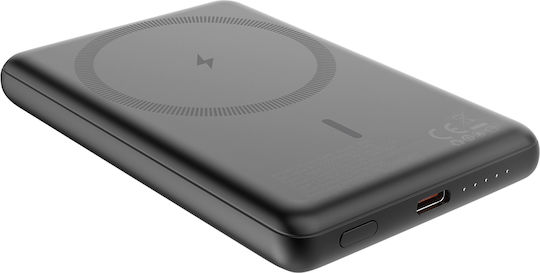 Akashi MagSafe Power Bank 5000mAh 15W mit USB-A Ausgangsanschlüsse und USB-C Ausgangsanschlüsse Power Delivery Graue
