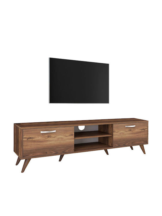 TV Stand Walnut L180xD35xH48.6cm