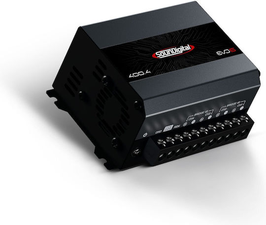 SounDigital Car Audio Amplifier Sd400.4 Evo6 4 Channels (A Class)