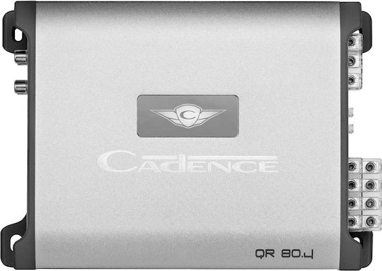 Cadence Ενισχυτής Αυτοκινήτου QR Series Amplifier 4 Καναλιών (Κλάση D)
