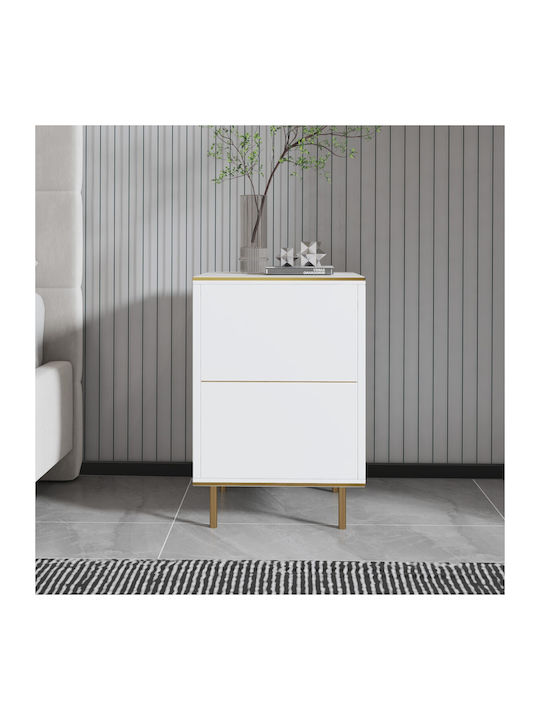 Комод Imaj Дървен Бял 40x35x60см