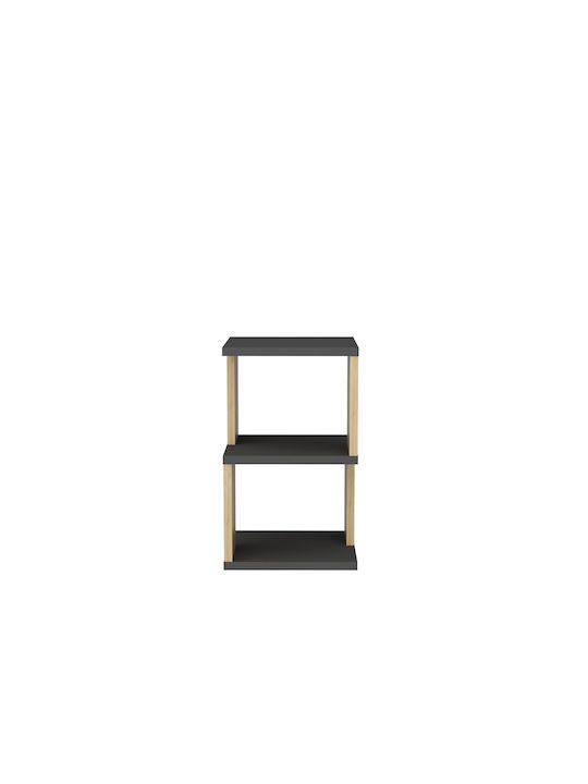 Nachttisch Carter Schwarz 29.6x29.6x49.4cm