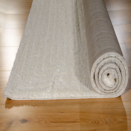 Tzikas Carpets 72970-λευκο Χαλί Ορθογώνιο Λευκό, Κρέμ 200x290cm