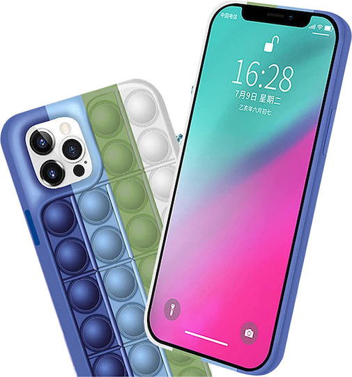 Antistress Fidget Toy Задна корица Силикон / Пластмаса Многоцветен (iPhone 13 Pro Max)