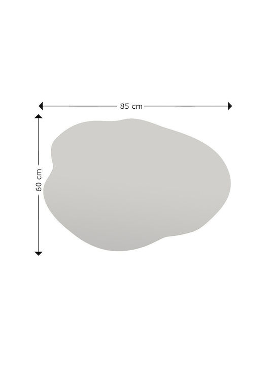 Καθρέπτης Τοίχου Ohho 116sam1102 60x2,2x85cm Black Hanah Home Mdf