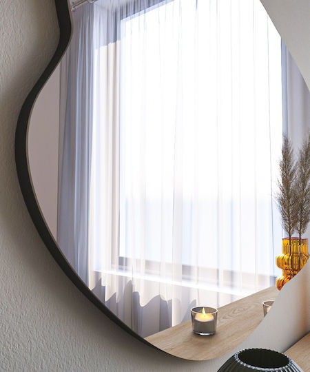 Ohho Стенно Огледало 116sam1102 60x2.2x85см Черно Hanah Home MDF