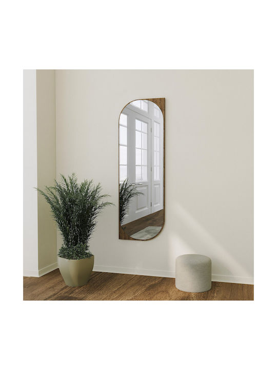Livi Wandspiegel 552nos2485 52x152cm Walnuss Hanah Home MDF